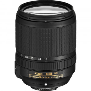 لنز نیکون AF-S DX NIKKOR 18-140mm f/3.5-5.6G ED VR